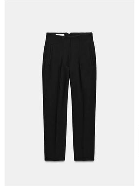 Zara Black Tailored High-Waist Pants